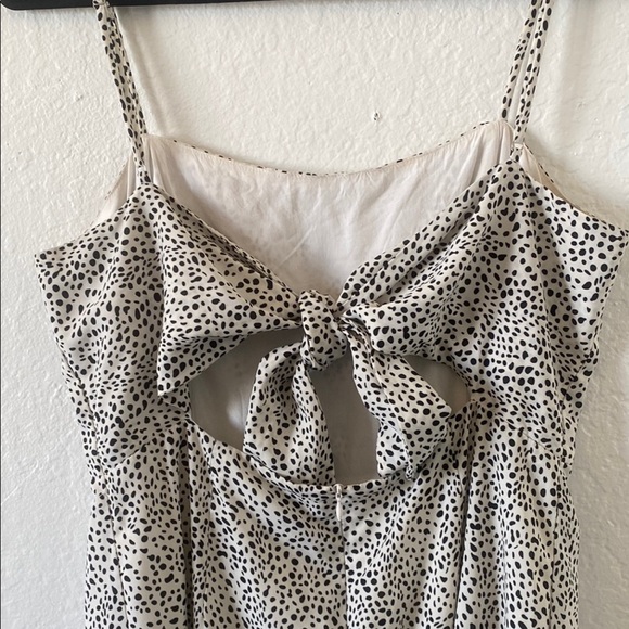 Lush White and Black Slip Mini Dress - Picture 5 of 7